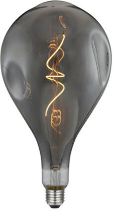 Interia 5W E27 Dimmable LED Vintage Edison Light Bulb Interia Colour Temperature: Smokey Grey  - Size: Extra Large Interia 5W E27 Dimmable LED Vintage Edison Light Bulb Interia Colour Temperature: Smokey Grey  - Size: Extra Large