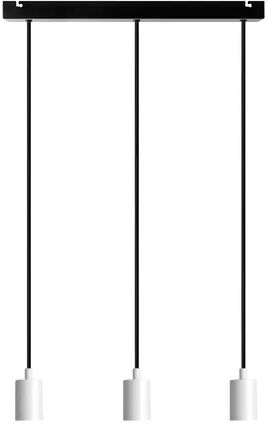 Ebern Designs Figlio 3 - Light Bulb Pendant Ebern Designs Finish: White  - Size: 7cm H X 30cm W X 16cm D Ebern Designs Figlio 3 - Light Bulb Pendant Ebern Designs Finish: White  - Size: 7cm H X 30cm W X 16cm D