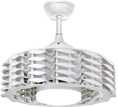 CristalRecord Alum LED Ceiling Fan CristalRecord Finish: White  - Size: Medium CristalRecord Alum LED Ceiling Fan CristalRecord Finish: White  - Size: Medium