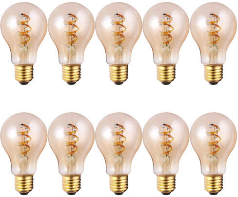 Rio 4W E27 LED Vintage Edison GLS Light Bulb Amber Williston Forge  - Size: 132 W x 242 D cm Rio 4W E27 LED Vintage Edison GLS Light Bulb Amber Williston Forge  - Size: 132 W x 242 D cm