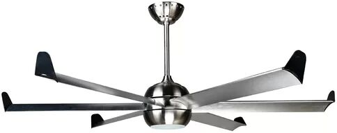 Ebern Designs 152cm Milliken 6 Blade LED Ceiling Fan with Remote Ebern Designs  - Size: 41cm H x 110cm W x 60cm D