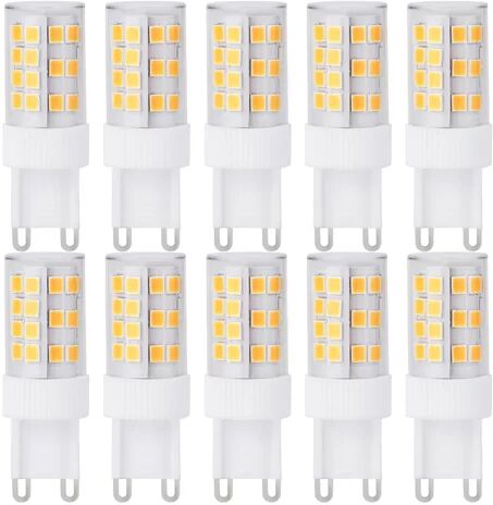 Symple Stuff 4W G9 Dimmable LED Capsule Light Bulb (Set of 10) Symple Stuff  - Size: Small Symple Stuff 4W G9 Dimmable LED Capsule Light Bulb (Set of 10) Symple Stuff  - Size: Small