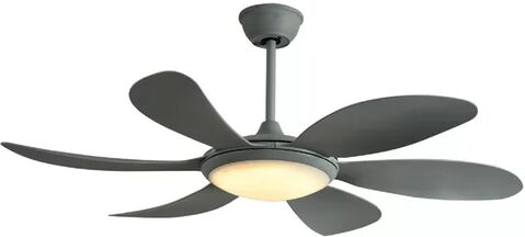 Ophelia & Co. 115cm Nia 5 Blade LED Ceiling Fan with Remote Ophelia & Co. Finish: Grey  - Size: 46cm H X 105cm W X 46cm D