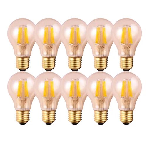 Rio 8W E27 Dimmable LED GLS Light Bulb Amber Williston Forge  - Size: Medium