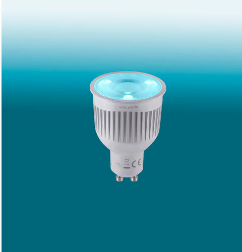 WiZ Smart Lighting 6.5W GU10 Dimmable LED Spotlight Light Bulb Frosted WiZ Smart Lighting  - Size: WiZ Smart Lighting 6.5W GU10 Dimmable LED Spotlight Light Bulb Frosted WiZ Smart Lighting  - Size: