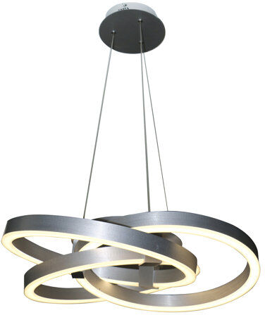 Ivy Bronx Irmlind 1-Light Novelty Geometric LED Pendant Ivy Bronx  - Size: 6cm H X 38cm W X 38cm D Ivy Bronx Irmlind 1-Light Novelty Geometric LED Pendant Ivy Bronx  - Size: 6cm H X 38cm W X 38cm D