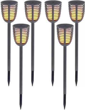 Dakota Fields Venegas 6 Piece LED Pathway Light Set Dakota Fields  - Size: Rectangle 160 x 230cm