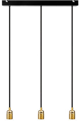 Rio Rona 3 - Light Bulb Pendant Williston Forge Finish: Brass, Size: 357cm H x 7cm W x 4cm D  - Size: 28cm H X 150cm W X 28cm D Rio Rona 3 - Light Bulb Pendant Williston Forge Finish: Brass, Size: 357cm H x 7cm W x 4cm D  - Size: 28cm H X 150cm W X 28cm D