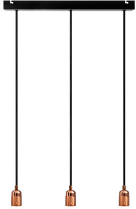 Rio Rona 3 - Light Bulb Pendant Williston Forge Finish: Copper, Size: 157cm H x 7cm W x 4cm D  - Size: 157cm H x 7cm W x 4cm D Rio Rona 3 - Light Bulb Pendant Williston Forge Finish: Copper, Size: 157cm H x 7cm W x 4cm D  - Size: 157cm H x 7cm W x 4cm D