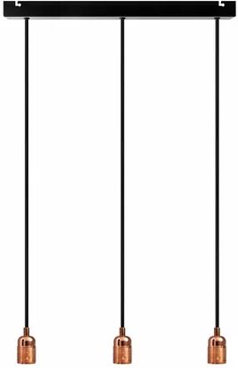 Rio Rona 3 - Light Bulb Pendant Williston Forge Finish: Copper, Size: 507cm H x 7cm W x 4cm D  - Size: 257cm H x 7cm W x 4cm D Rio Rona 3 - Light Bulb Pendant Williston Forge Finish: Copper, Size: 507cm H x 7cm W x 4cm D  - Size: 257cm H x 7cm W x 4cm D