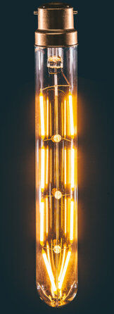 Ebern Designs 6W BA22d Dimmable LED Vintage Edison Tube Light Bulb Ebern Designs Super King (6') Ebern Designs 6W BA22d Dimmable LED Vintage Edison Tube Light Bulb Ebern Designs Super King (6')