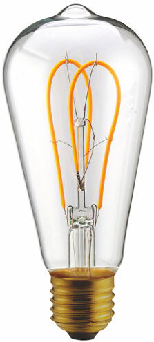 Interia 5W E27 Dimmable LED Vintage Edison Light Bulb Interia  - Size: Interia 5W E27 Dimmable LED Vintage Edison Light Bulb Interia  - Size: