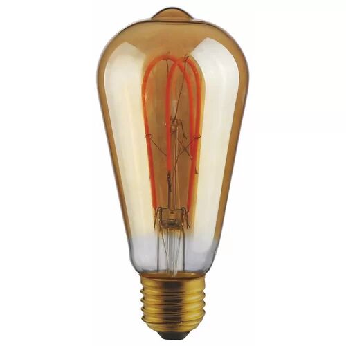 Interia 5W E27 Dimmable LED Vintage Edison Light Bulb Interia Colour Temperature: Amber  - Size: