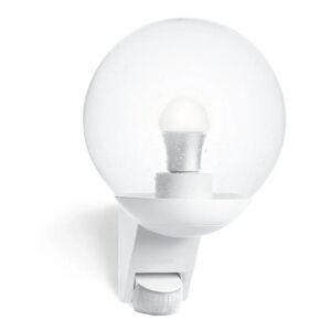 Steinel Classic Outdoor Globe Wall Light L 585 S with Motion Sensor E27 Flush Mount white 30.7 H x 21.5 W x 22.8 D cm