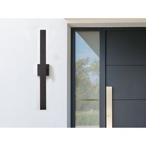 Metro Axia Black 89cm H Integrated LED Outdoor Armed Sconce Black 89cm H X 7cm W X 13cm D Metro Axia Black 89cm H Integrated LED Outdoor Armed Sconce Black 89cm H X 7cm W X 13cm D