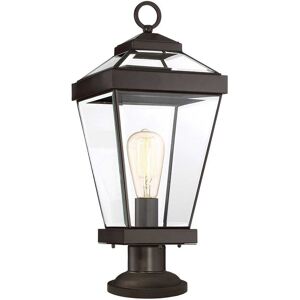 Dakota Fields Guilbert 1-Ligth Pedestal Light Western Bronze;Western Bronze;Western Bronze 51.9cm H X 20.3cm W X 20.3cm D Dakota Fields Guilbert 1-Ligth Pedestal Light Western Bronze;Western Bronze;Western Bronze 51.9cm H X 20.3cm W X 20.3cm D