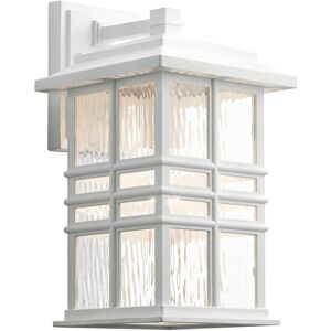 Dakota Fields Kenwick Outdoor Wall Lantern White 35.9cm H x 20.3cm W x 22.8cm D Dakota Fields Kenwick Outdoor Wall Lantern White 35.9cm H x 20.3cm W x 22.8cm D