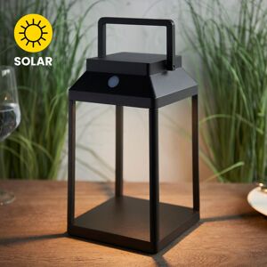 Ebern Designs Harnaik Solar Powered Integrated LED Outdoor Table Lamp Black 25" H x 15" W x 15" D Ebern Designs Harnaik Solar Powered Integrated LED Outdoor Table Lamp Black 25" H x 15" W x 15" D