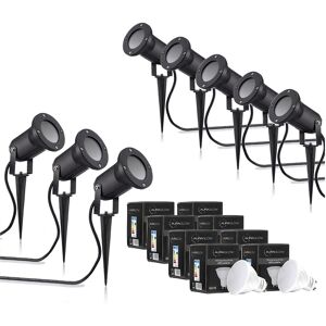 Dakota Fields Gandy 1 Light Pathway Light Black Metal 36.5cm H X 10cm W X 12.5cm D Dakota Fields Gandy 1 Light Pathway Light Black Metal 36.5cm H X 10cm W X 12.5cm D