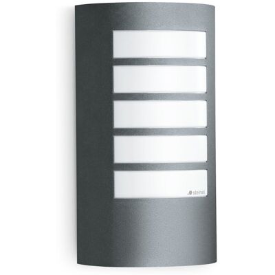 Steinel Outdoor Wall Light L 12 Anthracite No Sensor E27 Aluminium Anthracite 27.2cm H X 15.5cm W X 10.8cm D Steinel Outdoor Wall Light L 12 Anthracite No Sensor E27 Aluminium Anthracite 27.2cm H X 15.5cm W X 10.8cm D
