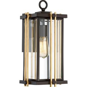 Dakota Fields Forcella Outdoor Wall Lantern brown/gray 42.1 H x 20.6 W x 22.0 D cm