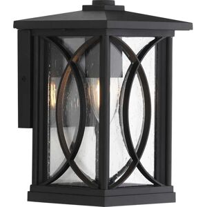 Dakota Fields Paolo Orton Outdoor Wall Lantern black/gray 31.5 H x 19.5 W x 20.5 D cm