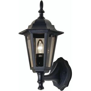 Dakota Fields Pavillion Outdoor Wall Lantern black/gray 37.0 H x 19.0 W x 24.0 D cm