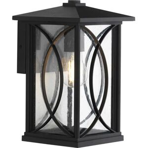 Dakota Fields Paolo Orton Outdoor Wall Lantern black/gray 25.0 H x 15.7 W x 16.0 D cm