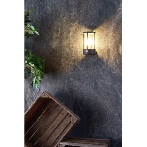 Deko Light Adebar Anthracite Outdoor Wall Lantern with Dusk to Dawn gray 22.0 H x 12.0 W x 16.0 D cm