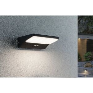 Paulmann Alu LED Outdoor Flush Mount with Motion Sensor black/gray/white 18.0 W x 15.0 D cm