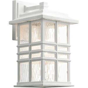 Dakota Fields Kenwick Outdoor Wall Lantern white 35.9 H x 20.3 W x 22.8 D cm