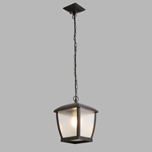 Dakota Fields Chorlton Seattle 1 Light Outdoor Hanging Lantern black/gray 32.0 H x 32.0 W x 32.0 D cm