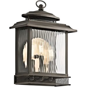 Dakota Fields Uppingham 3 Light Outdoor Wall Lantern brown 40.0 H x 30.5 W cm