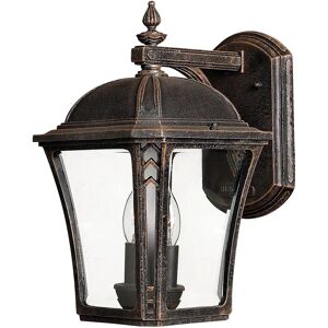 Sol 27 Outdoor Aadya 2 Light Outdoor Wall Lantern brown 34.9 H x 20.7 W x 25.8 D cm