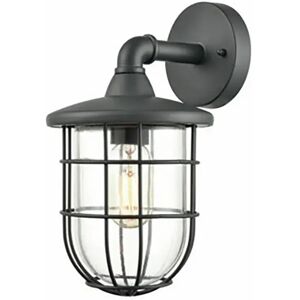 Dakota Fields Newsbury Bracket Outdoor Wall Lantern gray 30.0 H x 17.0 W x 20.0 D cm