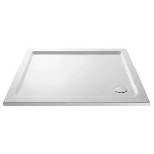 Nuie Plastic Shower Tray  White 0.4 H x 11.95 W x 6.95 D cm