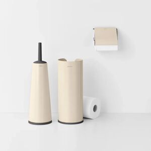 Brabantia Renew Toilet Accessory Set - Toilet Brush And Holder, Toilet Roll Holder And Toilet Roll Dispenser 41.0 H x 13.2 W x 13.2 D cm