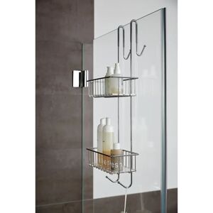 Wenko Alfonzo Stainless Steel Hanging Shower Caddy gray 70.0 H x 24.5 W x 20.0 D cm