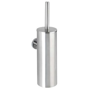 Wenko Wes Wall Mounted Toilet Brush and Holder 40.5 H x 9.0 W x 13.0 D cm