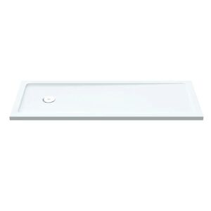 Nuie 1700 X 700 mm Plastic Shower Tray white 17.0 H x 70.0 W x 40.0 D cm