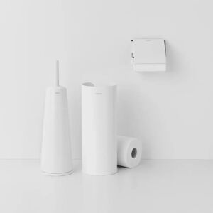 Brabantia Renew Toilet Accessory Set white 41.0 H x 13.2 W x 13.2 D cm