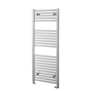 Towelrads Curved Wall-Mounted Heated Towel Rail gray 120cm H x 60cm W x 8.8cm D