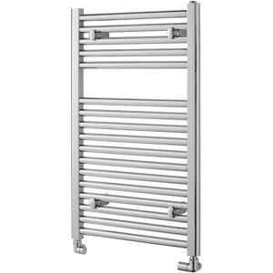 Towelrads Curved Wall-Mounted Heated Towel Rail gray 80cm H x 60cm W x 8.8cm D