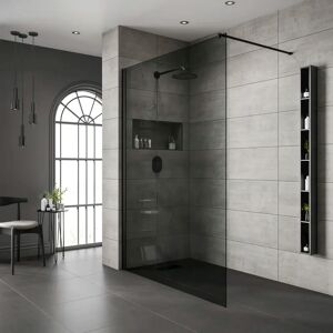 Jaquar 8mm Glass Wet Room Screen gray 200.0 H x 80.0 W x 0.8 D cm