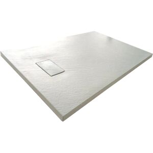 LANERI 1200 x 800 mm Fiberglass Shower Tray white 100.0 H x 70.0 W x 80.0 D cm