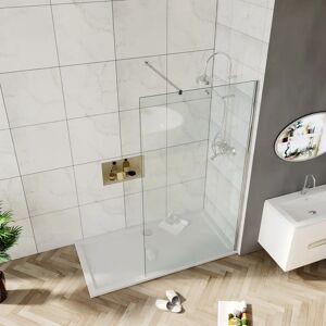 Belfry Bathroom Vasta Rectangular Shower Enclosure 185.0 H x 80.0 W x 100.0 D cm