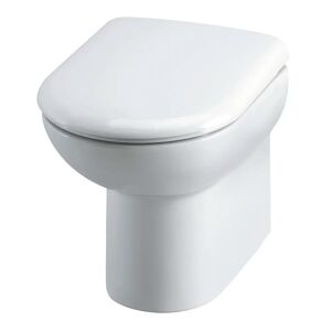 Nuie Lawton Ferry Back to Wall Toilet white 3.9 H x 37.5 W x 5.35 D cm