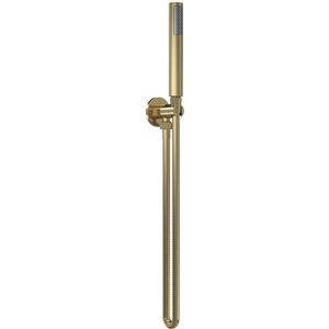 Nuie Shower Accessories Mixer Shower with Handheld Shower Head Brushed Brass 123cm H X 3cm W