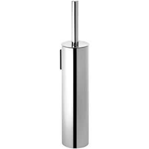 Belfry Bathroom Susann Wall Mounted Toilet Brush Holder Polished Chrome 40cm H X 7.5cm W X 8cm D