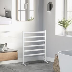 Belfry Heating Blount Vertical Straight Towel Rail Silver 90cm H X 69cm W X 36cm D